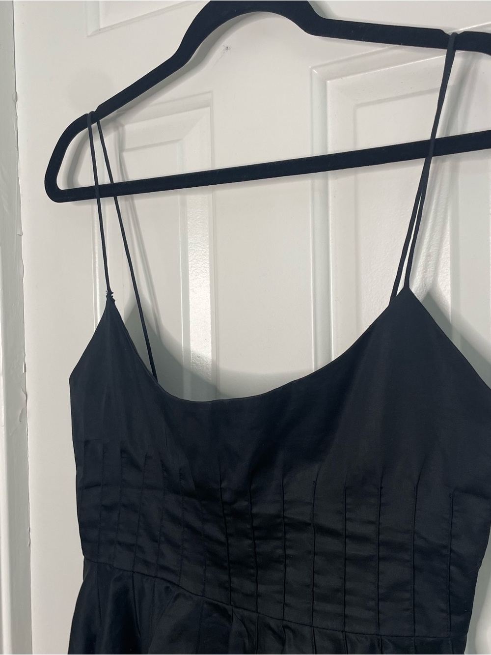 Hunter Bell Celia Pleated Peplum Top Size 6 - Picture 3 of 13